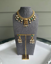 Load image into Gallery viewer, Lakshmi ji Kundan necklace set
