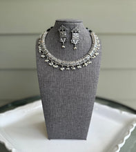 Load image into Gallery viewer, German silver Stone hasli Pearl necklace set
