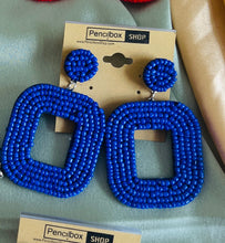 Load image into Gallery viewer, Mix collection of handmade Stone Beaded Earrings IDW
