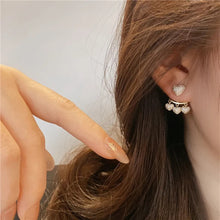 Load image into Gallery viewer, Heart Shape Rhinestone Small Stud Earrings IDW
