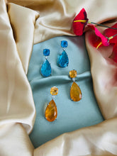 Load image into Gallery viewer, American Diamond Doublet Designer Drop Cz Earrings
