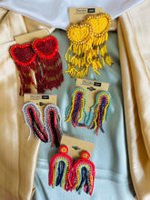 Load image into Gallery viewer, Mix collection of handmade Stone Beaded Earrings IDW
