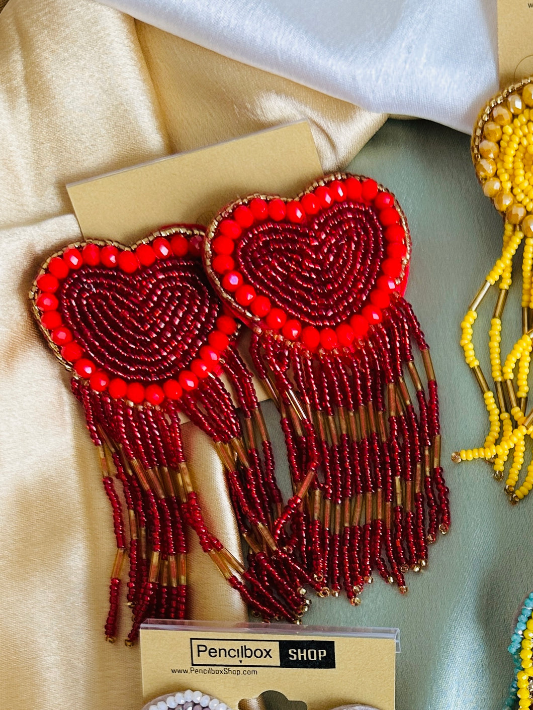 Mix collection of handmade Stone Beaded Earrings IDW