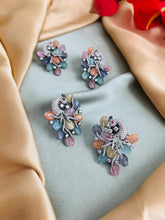 Load image into Gallery viewer, American Diamond peacock Cz Stud Earrings

