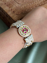 Load image into Gallery viewer, Kundan Pearl Multicolor Openable bracelet kada
