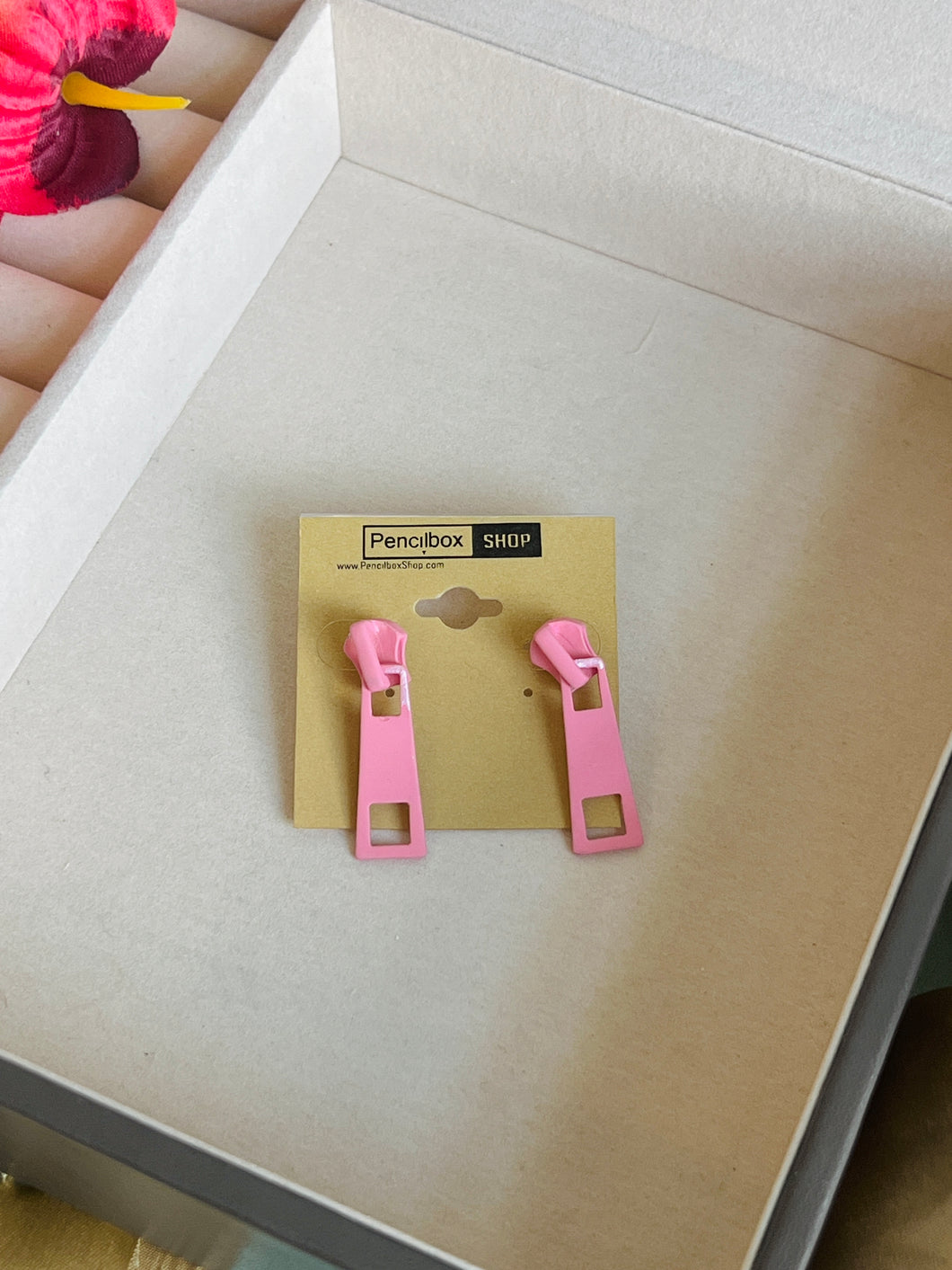 Super unique Zipper Look Trendy Quirky Earrings IDW