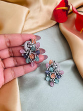Load image into Gallery viewer, American Diamond peacock Cz Stud Earrings
