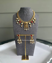 Load image into Gallery viewer, Lakshmi ji Kundan necklace set
