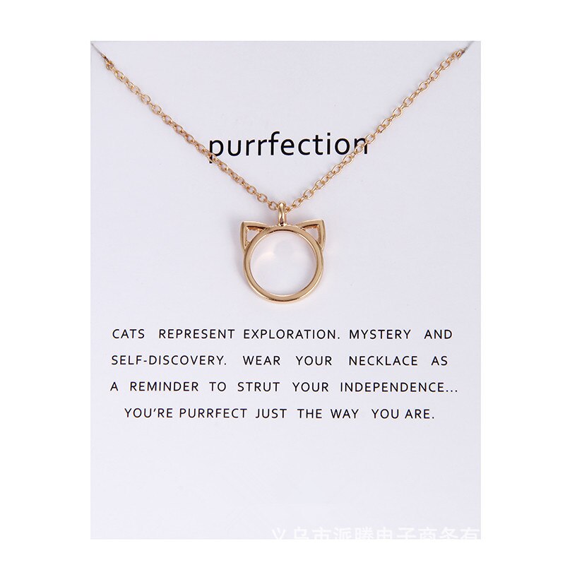 Message Reminder Pendant Choker Necklace Love Wish Perfection