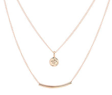 Load image into Gallery viewer, Charm Message Necklaces Karma Peace Spirit
