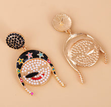 Load image into Gallery viewer, Women lady Multicolor  Crystal earrings IDW
