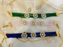 Load image into Gallery viewer, Kundan necklace choker set aleesha
