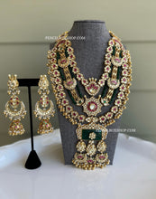 Load image into Gallery viewer, Exclusive Pachi Kundan Bridal Designer Premium piece necklace set
