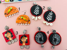 Load image into Gallery viewer, Mix earrings of Handmade handpainted Earrings
