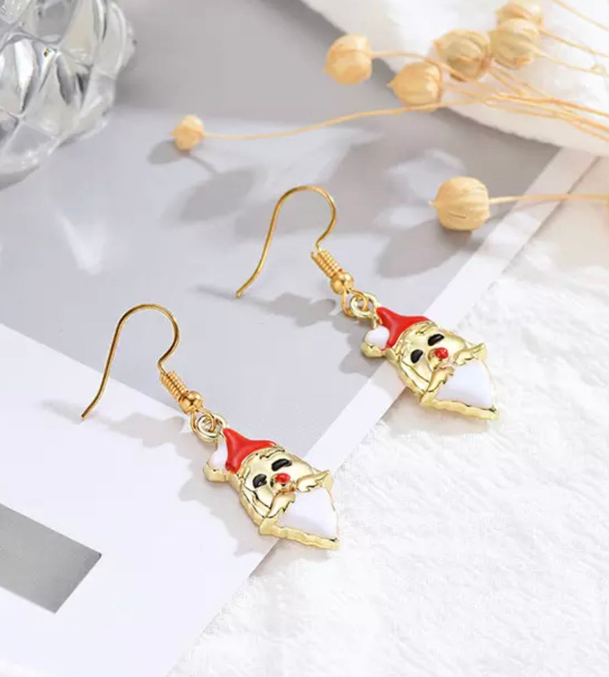 Christmas special santa claus small Earrings Jewelry IDW