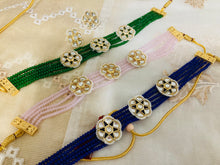 Load image into Gallery viewer, Kundan necklace choker set aleesha
