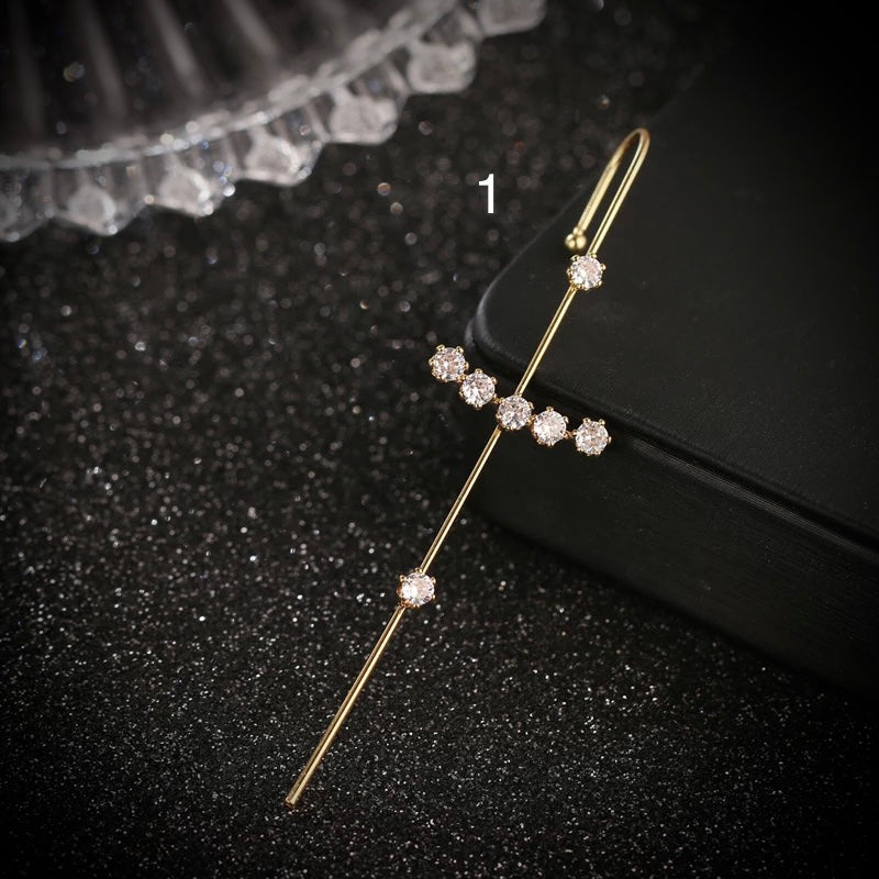 Golden Stone Ear cuff for women cuff earrings IDW