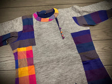Load image into Gallery viewer, Blue Multicolor Strip Cotton Straight Kurta
