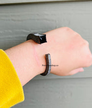 Load image into Gallery viewer, American Diamond Victorian Glass stone Openable Bracelet
