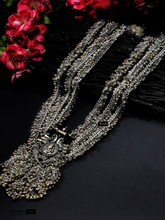 Load image into Gallery viewer, Dual tone Long Statement Ganesha necklace

