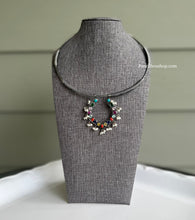Load image into Gallery viewer, German Silver Stone Hasli Necklace
