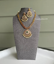 Load image into Gallery viewer, Simple Dainty Multicolor Stone Long necklace set
