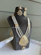 Load image into Gallery viewer, Real pearl Long Premium Multicolor Pearls Necklace set
