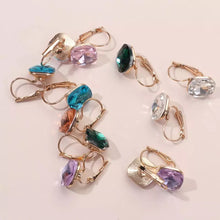 Load image into Gallery viewer, Square shape cz Stud Earrings for women IDW
