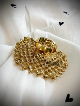 Load image into Gallery viewer, Mehika Gold Cz Stone Statement Ring
