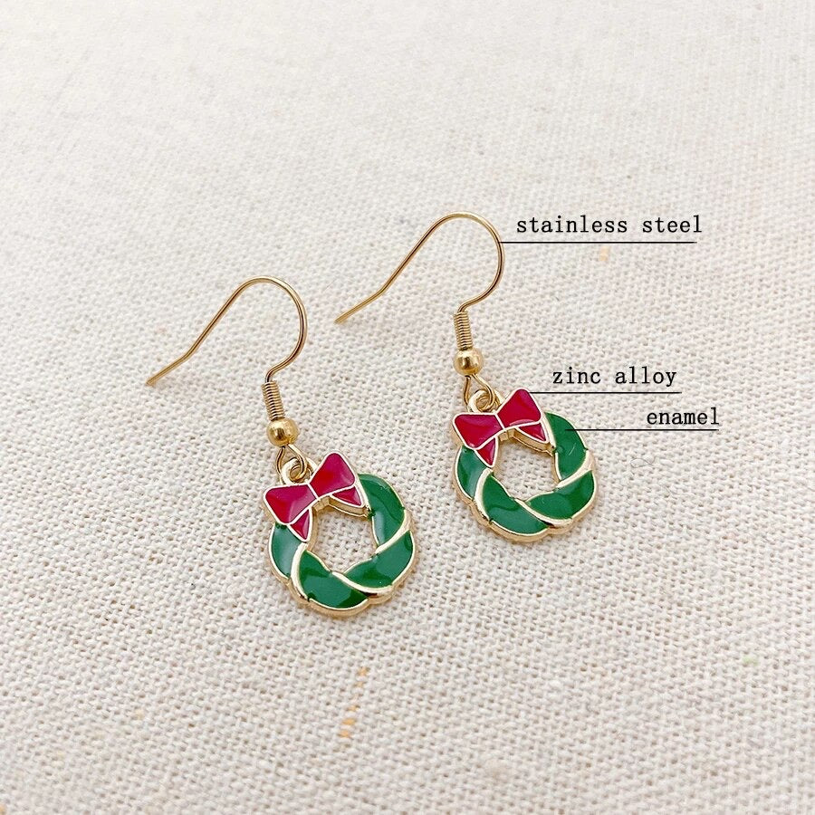 Christmas special garland small Earrings Jewelry IDW