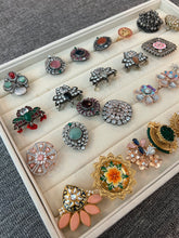 Load image into Gallery viewer, Rings Lovers !!! American diamond German silver mix collection of ring 2
