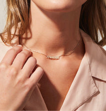 Load image into Gallery viewer, 18k gold plated Mama Stainless Steel Simple Daily Wear Necklace Chain IDW
