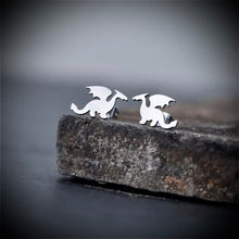 Load image into Gallery viewer, Animal Stainless Steel Silver Stud Earrings IDW
