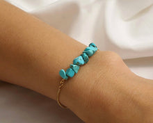 Load image into Gallery viewer, Agate Natural Stone Contemporary tennis Adjustable Bracelet
