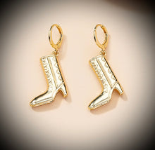 Load image into Gallery viewer, Golden Heel Shoe Earrings for women comes in gift box IDW
