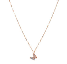 Load image into Gallery viewer, Butterfly Rhinestone Simple Pendant Necklace IDW

