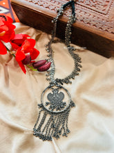 Load image into Gallery viewer, Long German silver Afghani Ghungroo Necklace
