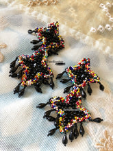 Load image into Gallery viewer, Handmade Fabric Beaded Earrings for women
