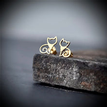 Load image into Gallery viewer, Animal Stainless Steel Silver Stud Earrings comes in gift box IDW
