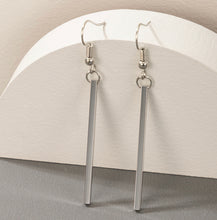 Load image into Gallery viewer, Simple sleek modern classy pencil earrings for women IDW
