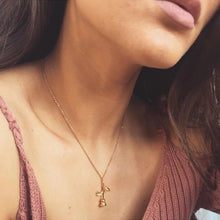 Load image into Gallery viewer, Rose Simple sleek Love Chain Necklace IDW
