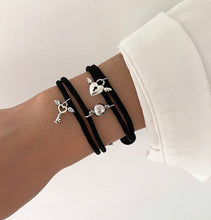 Load image into Gallery viewer, Magnetic Couple girlfriends Moon star Bracelet set  IDW
