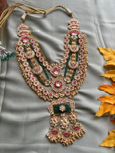 Load image into Gallery viewer, Exclusive Pachi Kundan Bridal Designer Premium piece necklace set
