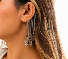 Load image into Gallery viewer, Butterfly Trendy Ear cuff Hanging Butterflies IDW
