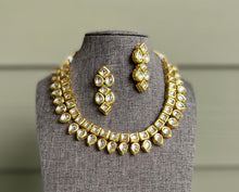 Load image into Gallery viewer, Double Layered Kundan Necklace set Radhika
