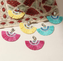 Load image into Gallery viewer, Bohemian Tribal embroidery Ethnic Style Earrings IDW
