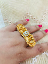 Load image into Gallery viewer, Double finger Ring premium quality matte finish, women ring
