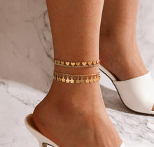 Load image into Gallery viewer, Golden Sleek Trendy women Anklets IDW
