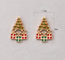 Load image into Gallery viewer, Christmas Tree Acrylic Earrings Jewelry IDW
