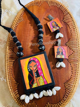Load image into Gallery viewer, PRE ORDER Handmade Handpainted Anamika Necklace Set

